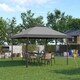 image 2 of Outsunny 4m x 4m Outdoor Pop-Up Canopy Gazebo Adjustable Legs Bag