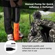 image 5 of COSTWAY Fishing Float Tube V-Shaped Inflatable Float Tube w/Rod Holder