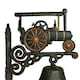 image 3 of Traction Steam Roller Engine Bell Gate Cast Iron Sign Plaque Door Wall House