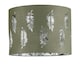 image 3 of Fern - Sage Green Cut Out 25cm Pendant Lightshade Green | Silver