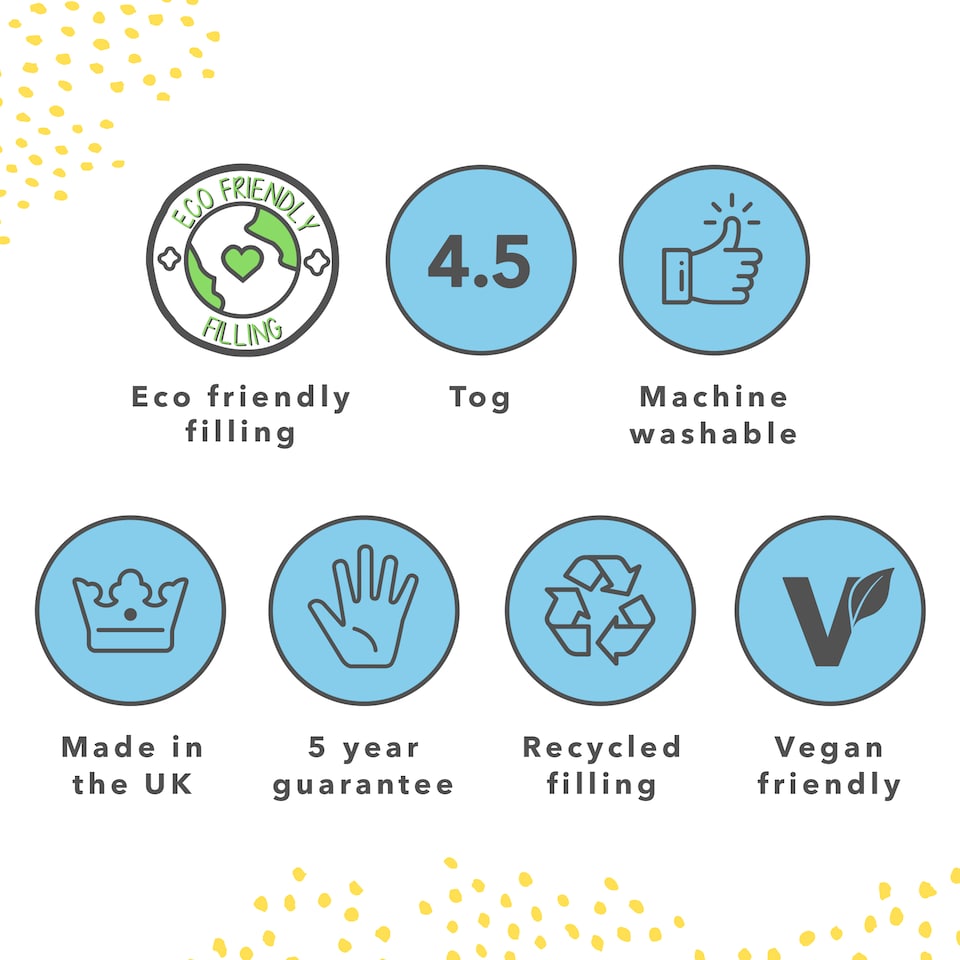 image 1 of Snug Chill Out 4.5 Tog Duvet | White | Single