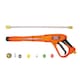 image 1 of Hi-Vis Orange Heavy Duty Industrial High Pressure Trigger Gun & nozzle Kit