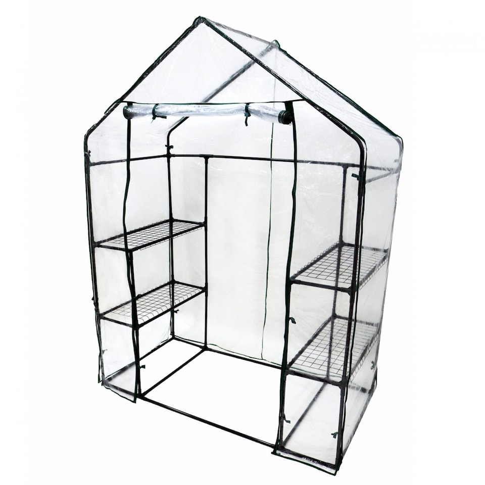 image 1 of Replacement Spare PVC Cover for 3-Tier Walk-in Garden Greenhouse