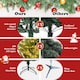 image 6 of COSTWAY 6FT Artificial Christmas Tree Pre-lit Xmas Tree with Warm White LED Lights