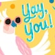 image 3 of Personalized Video Congratulations Card, Yay You (Record Your Own Video Greeting)
