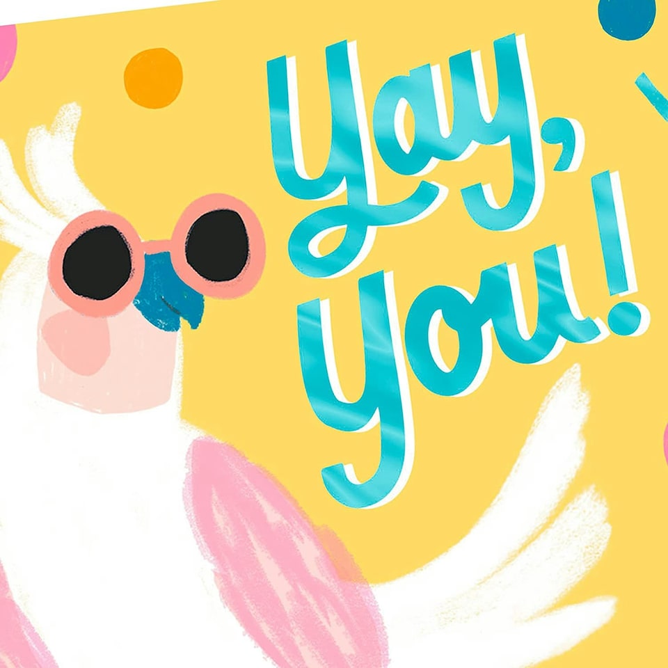 image 1 of Personalized Video Congratulations Card, Yay You (Record Your Own Video Greeting)