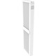 image 1 of 380mm (W) x 1250mm (H) - White Wi-Fi Ceramic Clay Core Electric Radiator (Girona) - 1600 Watts - Depth 90mm + Castors - Heats up to 16m²