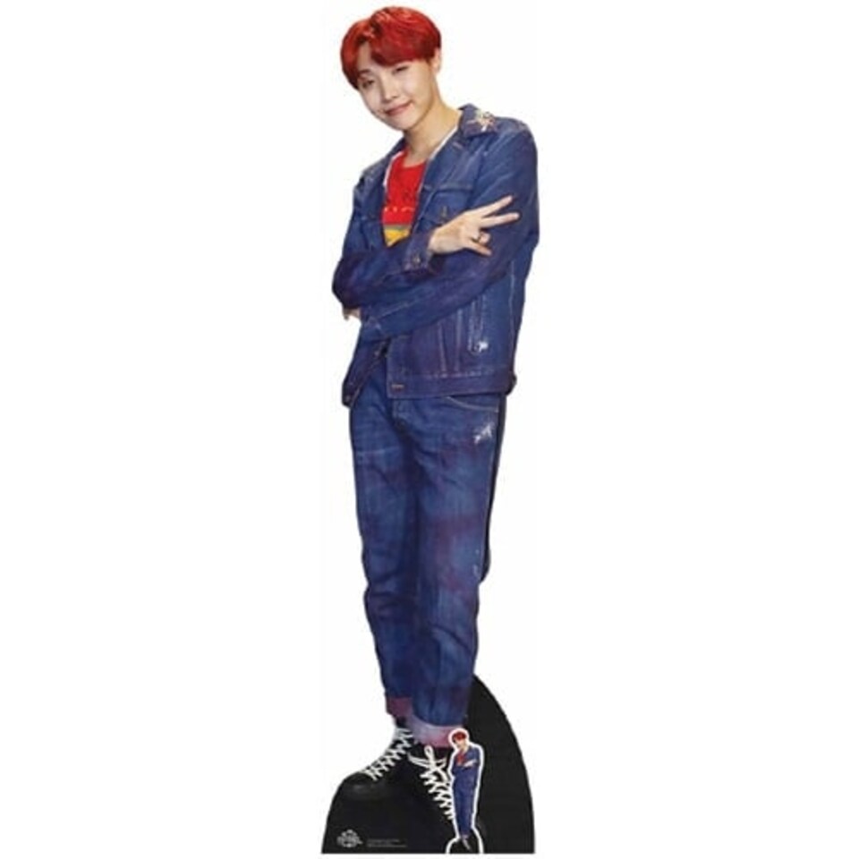 BTS Red Hair Jung Ho Soek J Hope Min Star Mini Cardboard Cutout 90cm
