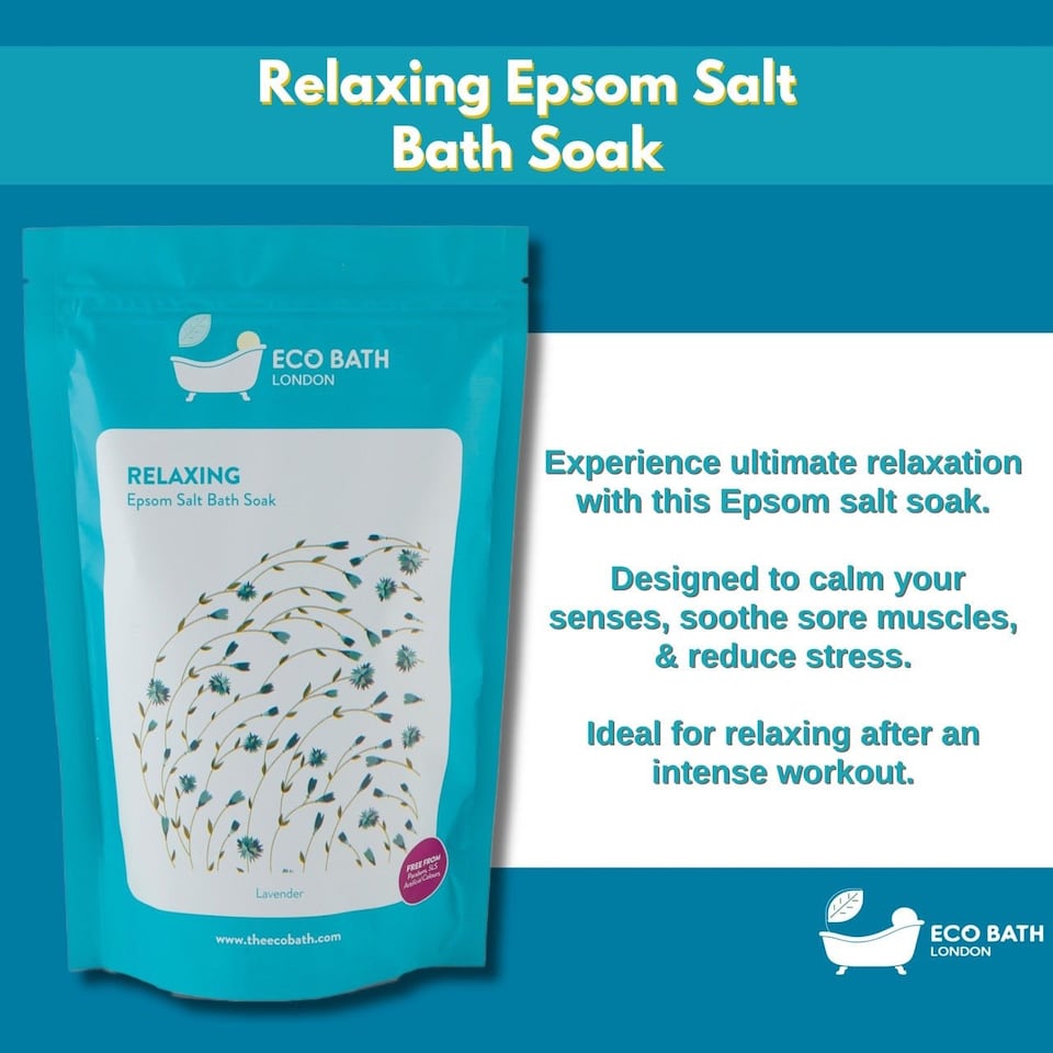 image 1 of Relaxing Lavender Epsom Salt Bath Soak