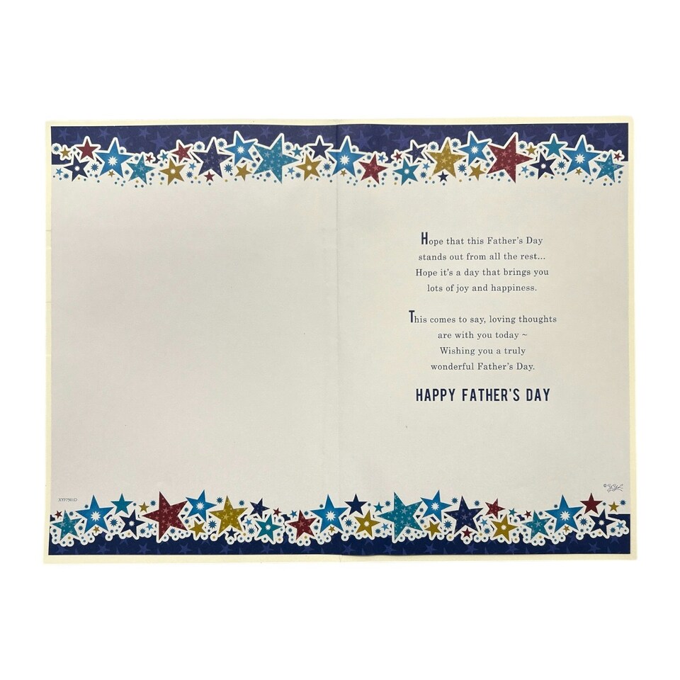 image 1 of Especially For You Star Burst Design Father's Day Card