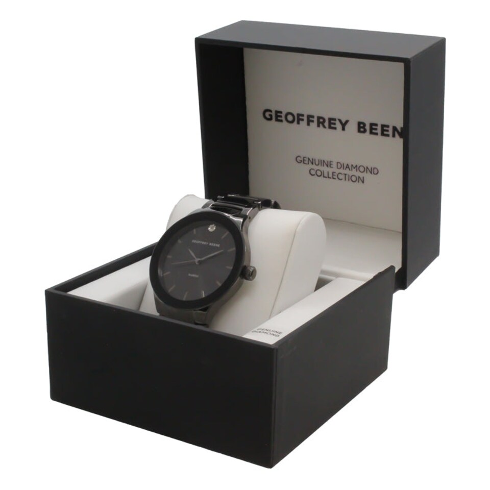 image 1 of Geoffrey Beene Black Men's Watch GB8087GUBK | Multi | Large (40mm-49mm)