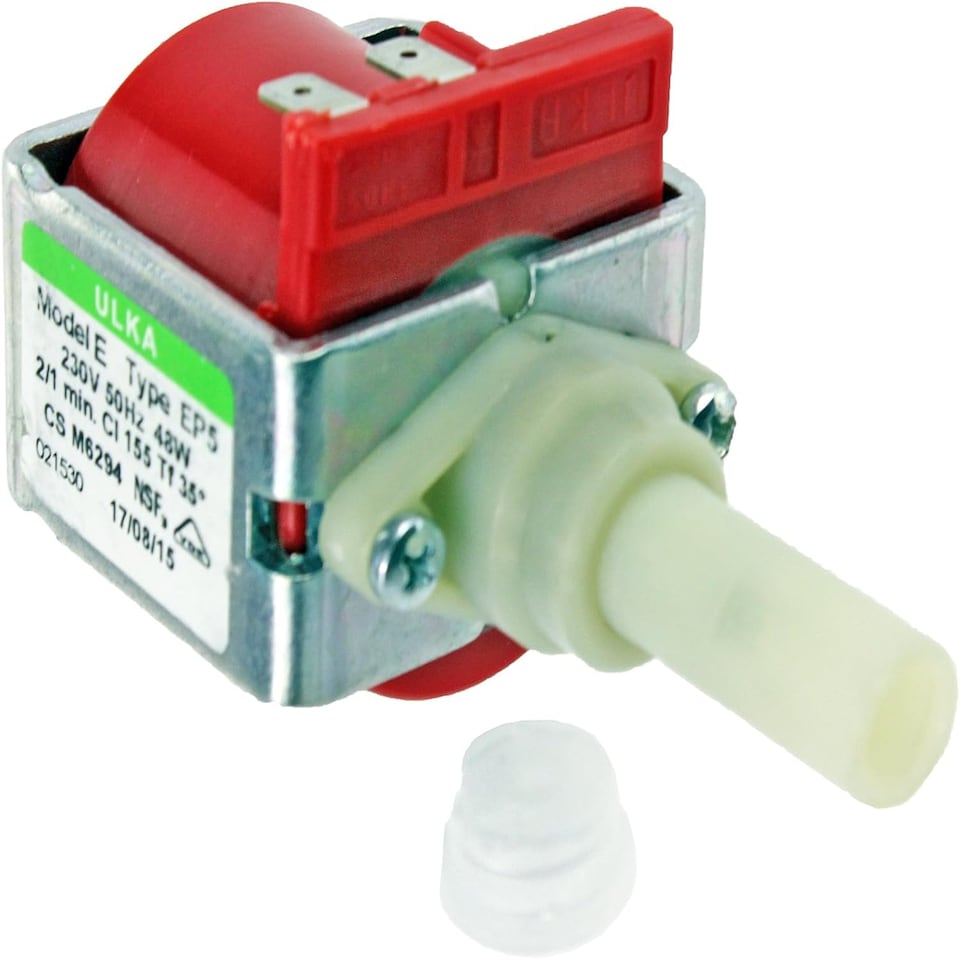 image 1 of SPARES2GO 48W Vibration Water Pump compatible with Delonghi Magnifica Coffee Machines (Fits ULKA EP5)