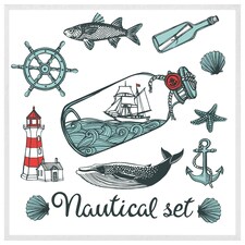 Nauticle items (Picture Frame) White | S