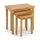 image 1 of Inverlochy Nest Of Tables in Light Oak