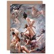 image 1 of Falero Witches Going Their Sabbath Blank Art Card