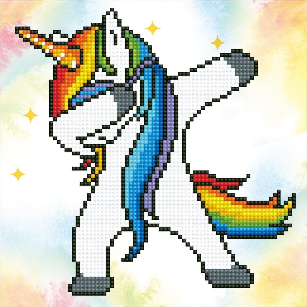 Diamond Dotz Diamond Painting Kit Uni Dab, Fantasy Pattern