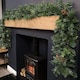 image 1 of 2.7m Green Christmas Garland with Pine Cones and Mixed Needles
