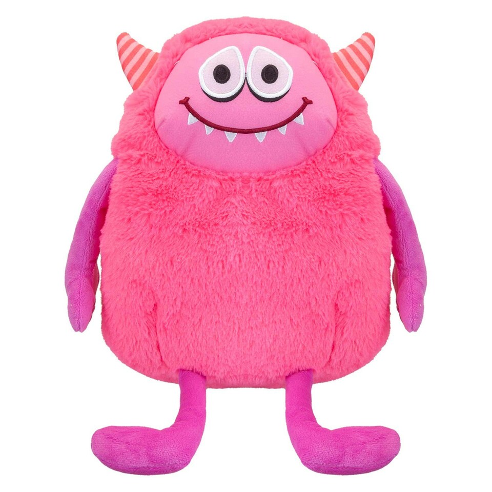 image 1 of Shy Monster Soft Toy Cute Plushie Huggable Cuddly Stuffed Toy Gift 23cm Orange