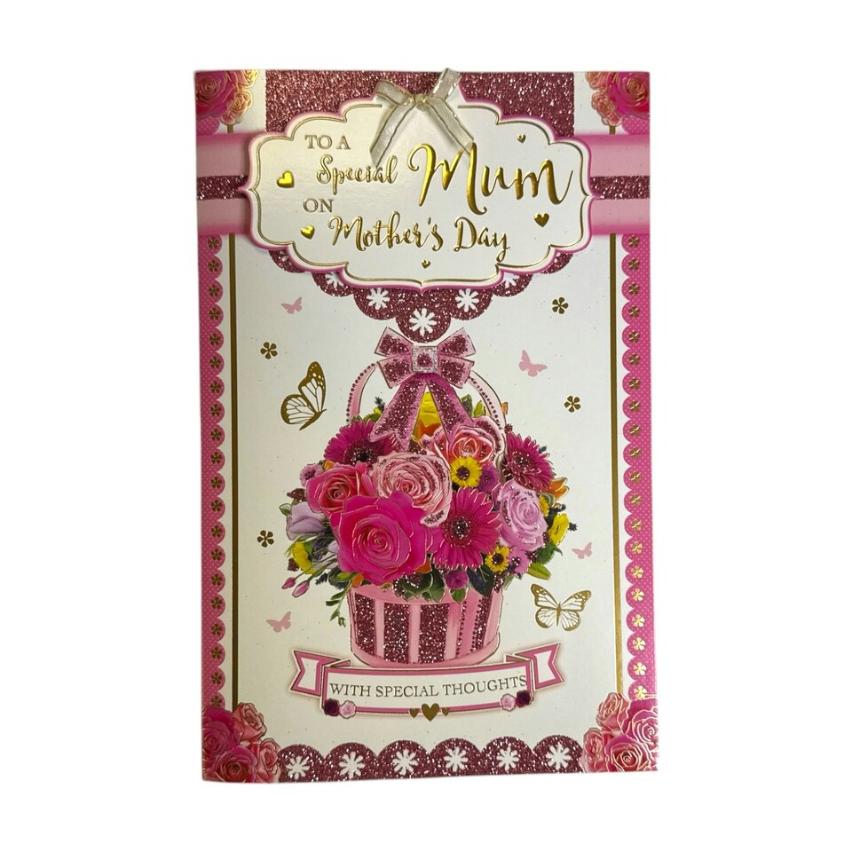 image 1 of To A Special Mum Traditional Flower Bouquet Mother's Day Boxed Card