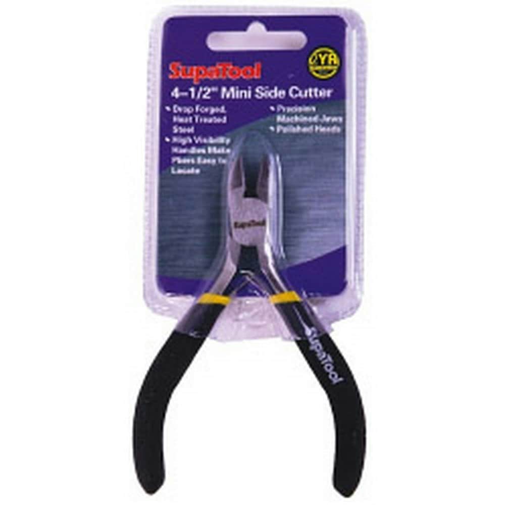 SupaTool Mini Side Cutter Plier - Black - 4.5in