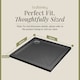 image 5 of Balterley Premium Square Shower Tray | Grey | Grey Slate | 1