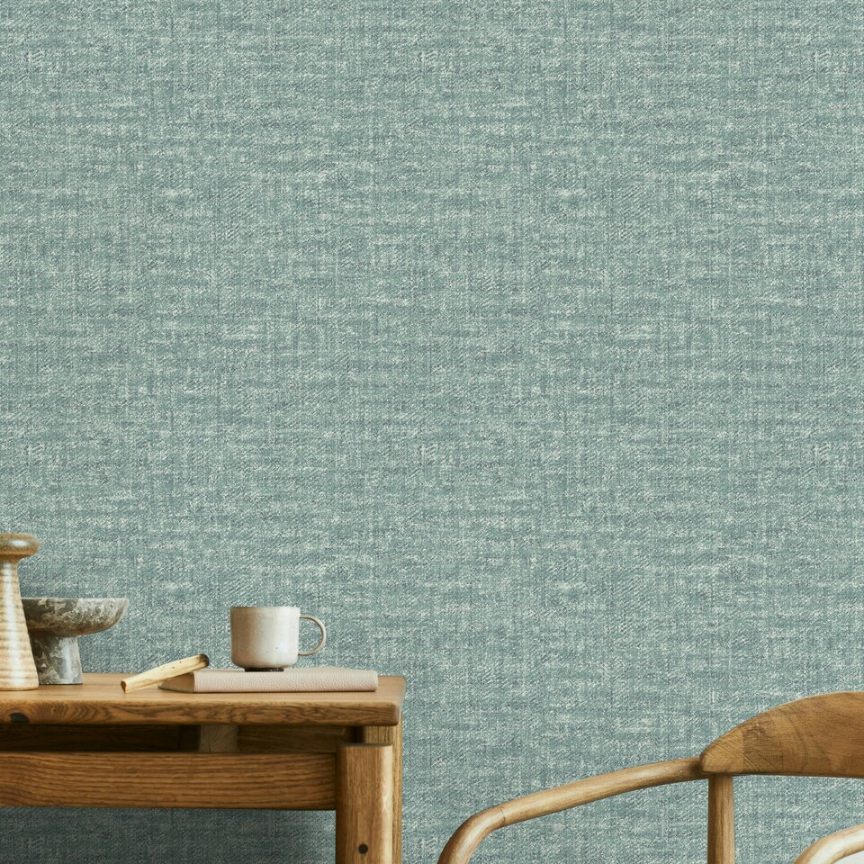 image 1 of Superfresco Easy Landscape Texture Aquamarine Wallpaper Blue | Blue