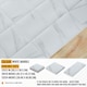 image 10 of NOVECRAFTO Vinyl Floor Tiles Self Adhesive – 12x24in Peel and Stick Waterproof Rectangular Flooring for Kitchen & Bathroom – White Marble Effect Design White | 5.57 sqm