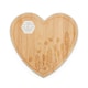 image 2 of Cooksmart Homestead Bamboo Heart Shaped Board