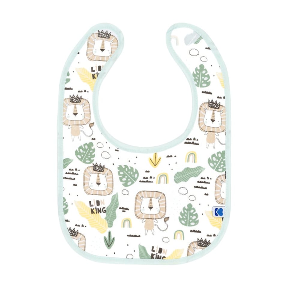 image 1 of Kikka Boo Cotton Bibs Savanna Mint 3Pk