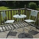 image 4 of 2 Seater Deluxe Havana Bistro Garden Set - Green