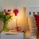 image 1 of ValueLights Jordy Pair of - Plug in Colour Pop Raspberry Easy Fit Wall Lights