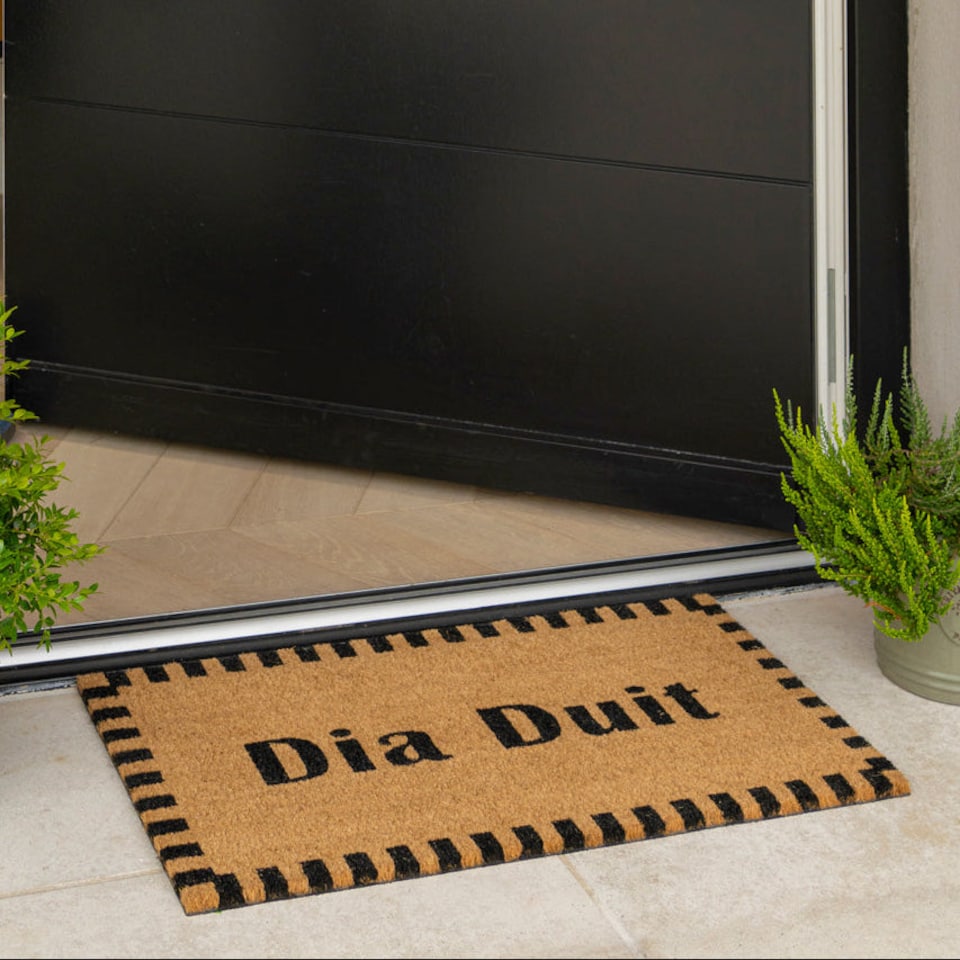 image 1 of KUKOON Dia Duit Coir Doormat 45cm x 75cm