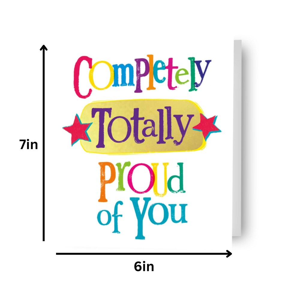 image 1 of Brightside 'Completely Totally Proud of You' Pride Card
