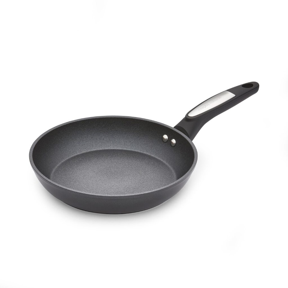 image 1 of Morphy Richards 24cm Forged Aluminium Ceramic Frying Pan - Black