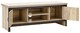 image 6 of Boston 2 Door TV Unit | Brown | Oak