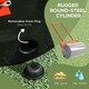 image 3 of Outsunny Combination Push w/ 38L Sand or Water Garden Red