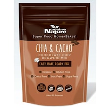 Chia & Cacao Chocolate Chip Brownie Mix, Gluten Free 400g (Creative Nature) 