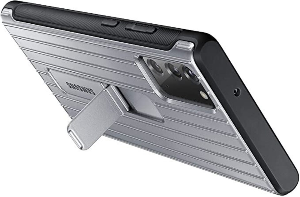 image 1 of Samsung Galaxy Note 20 Standing Cover Silver - EF-RN980CSEGWW