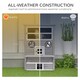 image 4 of PawHut 3-Tier Wooden Kitten Shelter for Indoor, Outdoor - Grey