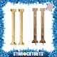 image 2 of Golden Roman Columns Pillars Lifesize Cardboard Cutout 196cm