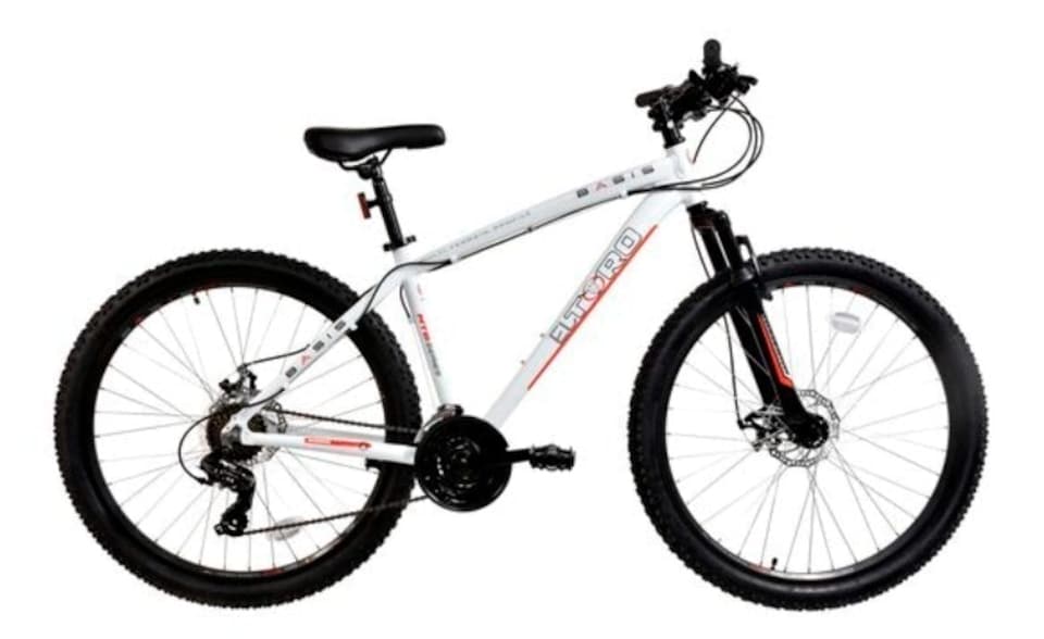 Basis El Toro HT Mountain Bike 27.5in Wheel, 15in Frame - White