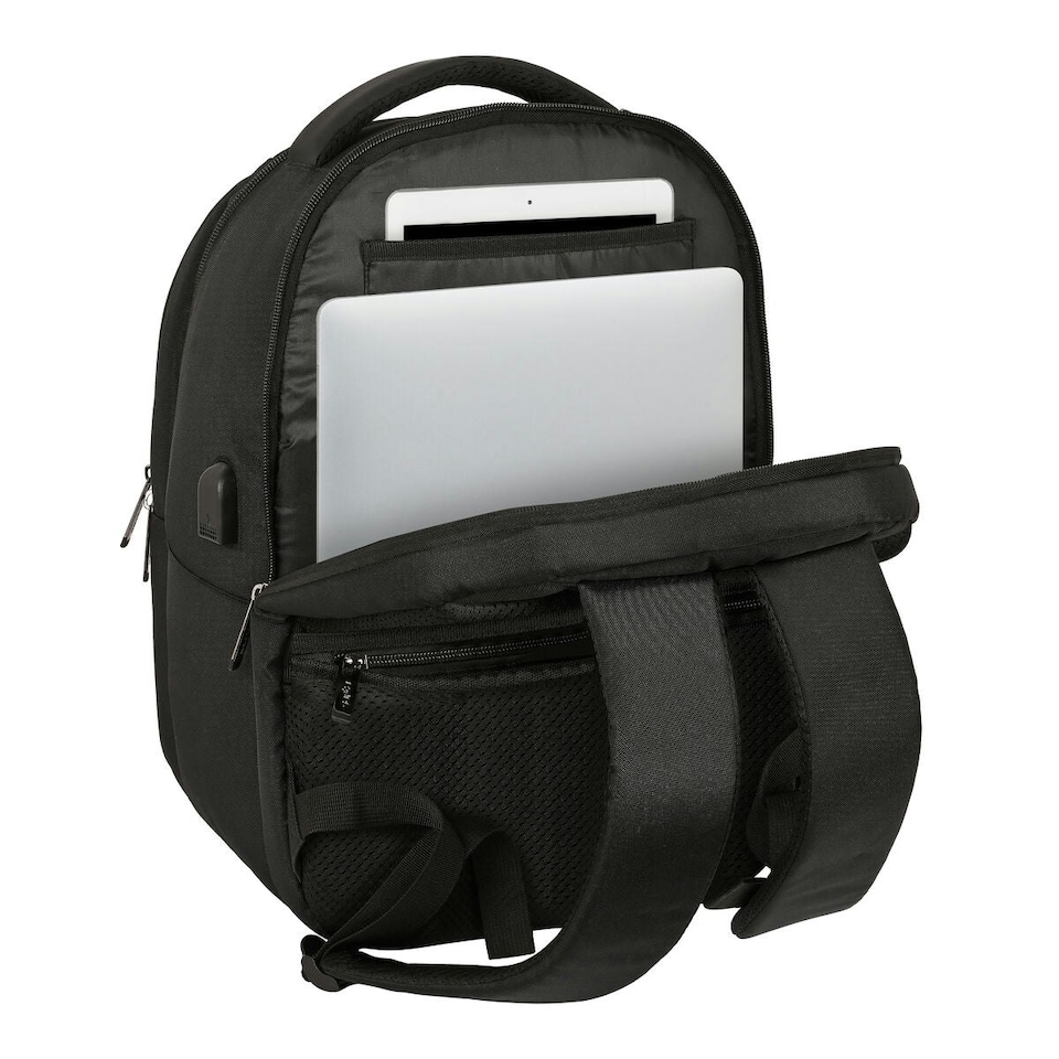 image 1 of Rucksack for Laptop and Tablet with USB Output Safta Business Black (31 x 45 x 23 cm) N/A | N/A | One Size