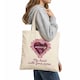 image 4 of Bridgerton My Heart Calls Your Name Tote Bag | Multi | Natural | 1