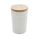 image 1 of XD Collection Bamboo Recycled 300ml Travel Mug - White - One Size | White | 1
