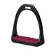image 2 of Compositi Childrens/Kids Premium Profile Horse Stirrups - Burgundy - One Size