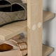 image 9 of HOMCOM 7 Tier Shoe Rack Organizer Storage Shelf Wooden Display Cabinet for Entryway Living Room Bedroom Oak