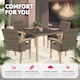 image 4 of Garden Table and Chairs - Tarent dining table and 4 Rosarno chairs | Cream | nature | 93,50 x 93,50 x 75 cm | 1