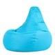 image 1 of icon Recliner Indoor Outdoor Bean Bag Aqua Blue Bean Bag Chair Blue