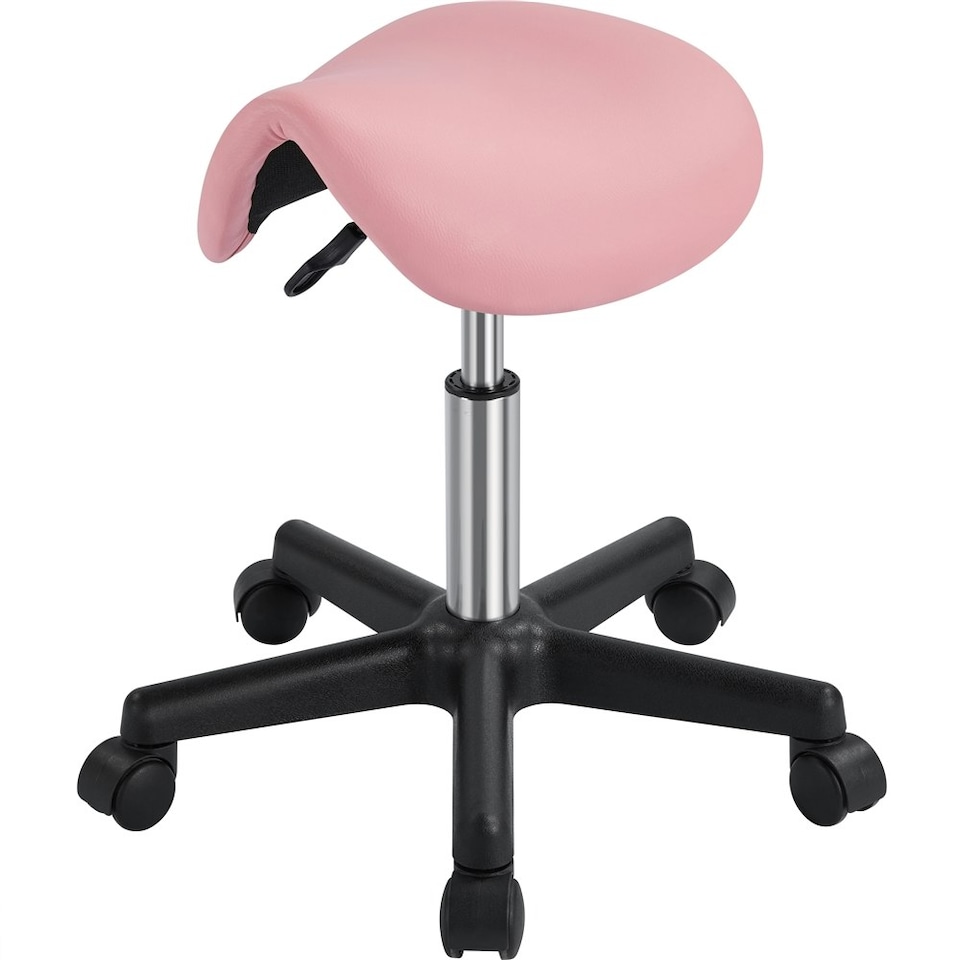 image 1 of Yaheetech Adjustable Salon Chair for Massage Pink