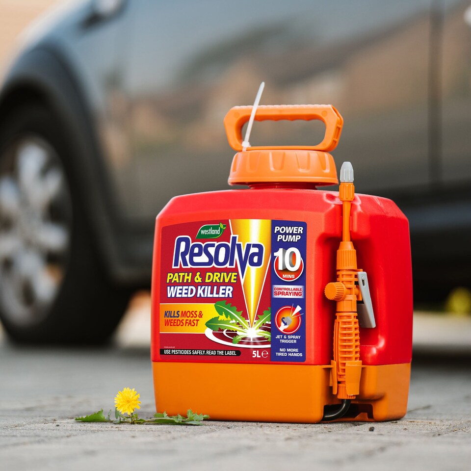 image 1 of Resolva Xtra Clean and Path and Drive Weedkiller Bundle 2 x 1 Litre